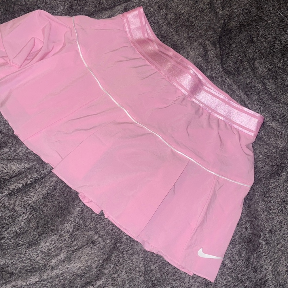 Pink tennis skort